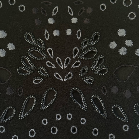 Club Monaco Black Beaded Mini Skirt - Picture 5 of 8